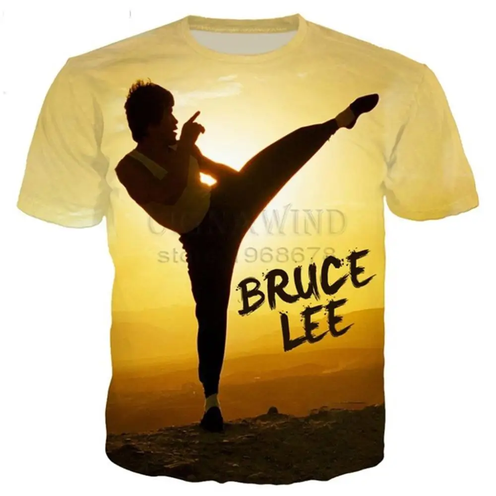 

Hot Sale Classical Bruce Lee 3d Printed T-shirt Unisex Fashion Popular Casual Harajuku Sweatshirt Short Sleeve Oversize Tops