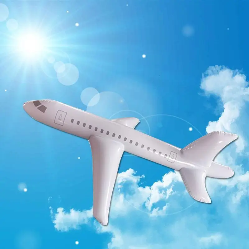 Надувной самолет 40/80/120 дюймов ПВХ гибкий прочный ручной запуск Детская модель
