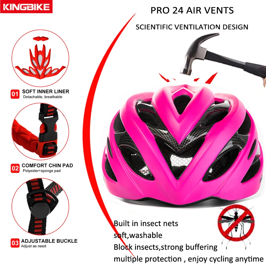 KINGBIKE матовый велосипедный шлем MTB дорожный велосипедный шлем для женщин и мужчин Casco Ciclismo сверхлегкие шлемы велосипедный шлем в форме черепа Ciclismo