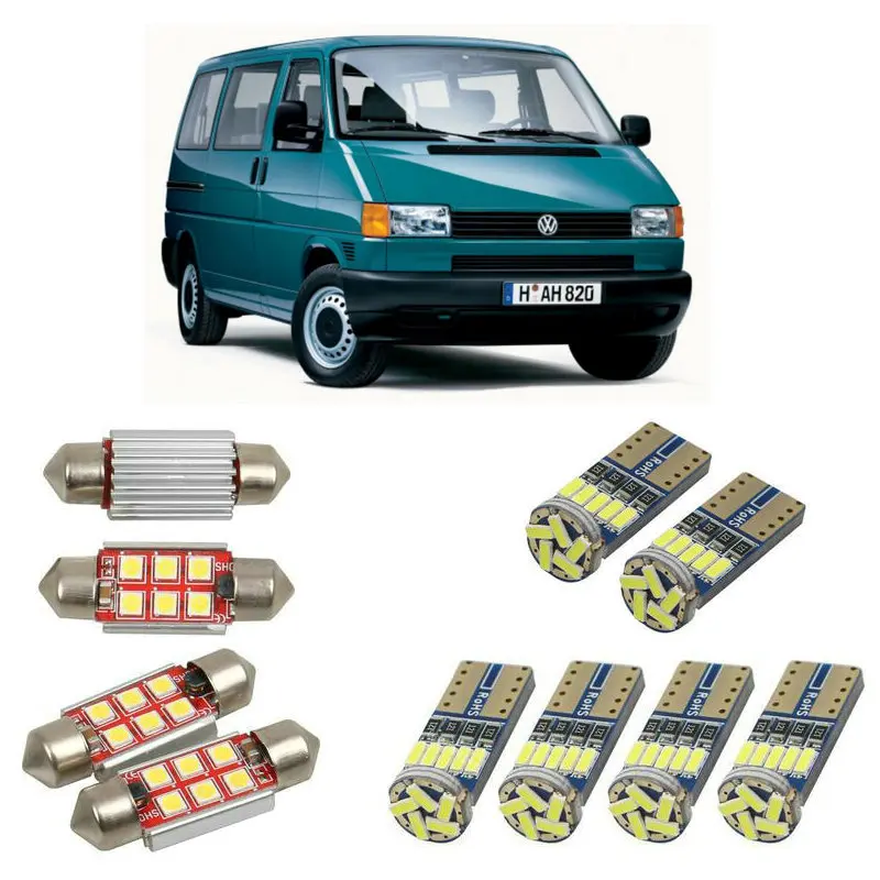 СВЕТОДИОДНЫЙ Автомобильный светильник s для салона Volkswagen transporter T4 caravelle mk4 bus 70b 70c