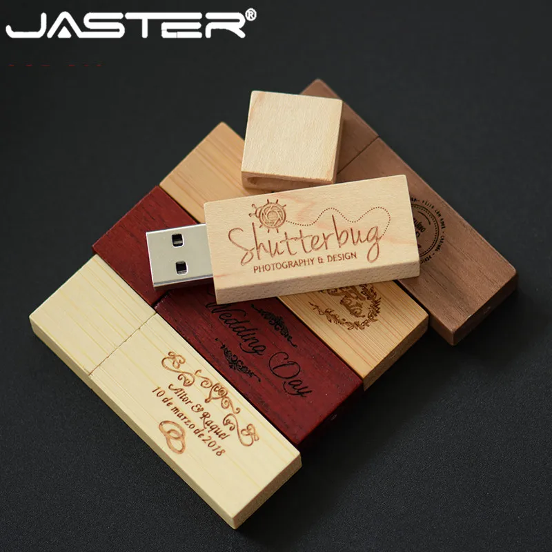 Флэш накопитель usb в деревянной коробке 4 ГБ 8 16 32 64 ГБ|USB флэш-накопители| |