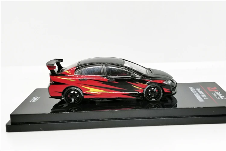 INNO64 1: 64 Honda Civic FD2 type-R FD Club Сингапур TOYZ сеть литья под давлением модель автомобиля