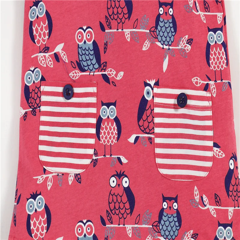 Платье с аппликацией и надписью для маленьких девочек Лидер продаж