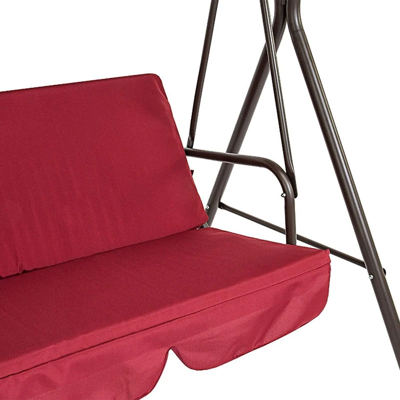 Терраса для качелей стульев 2 шт./компл. Универсальный садовый стул пыле 3-Seater напольные покрытия (красный) от AliExpress WW