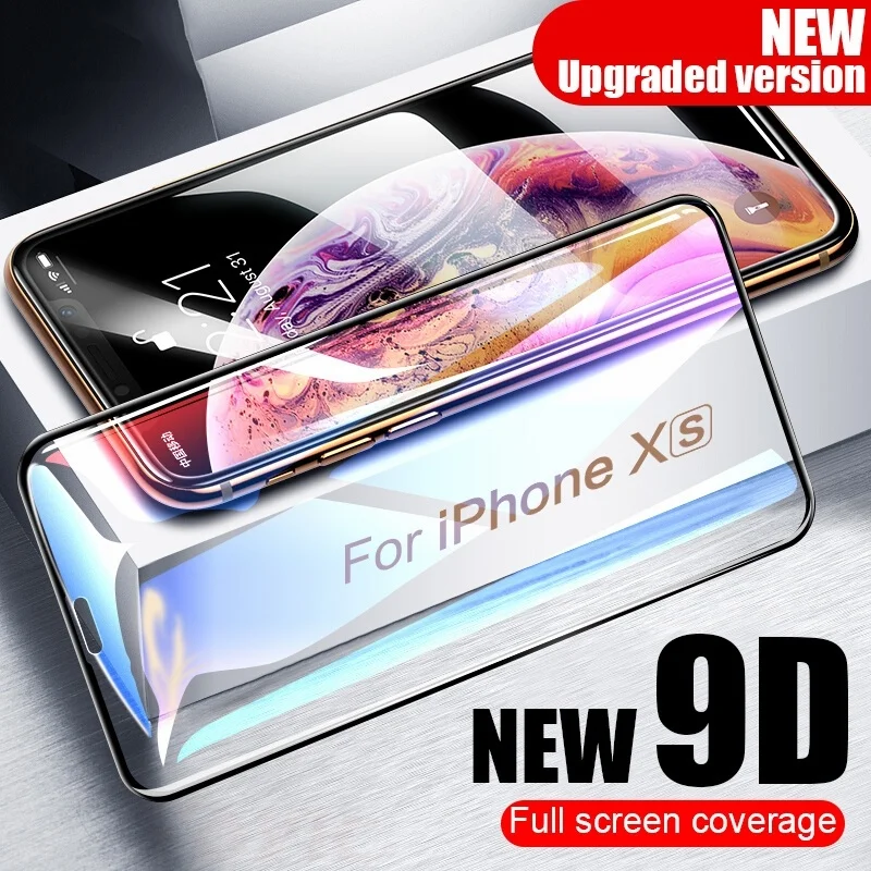 Высококачественное Закаленное стекло для iPhone Xr Xs Max X 7 8 Plus Защита экрана 6 6S plus