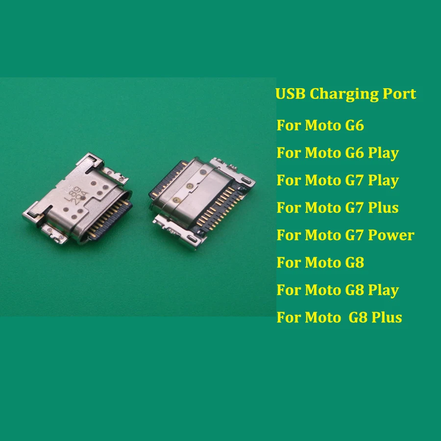 

10Pcs/Lot, USB Charging Port Connector Charge Jack Socket Plug Dock For Motorola Moto G5 G5S G5S G6 G7 Plus G8 Power