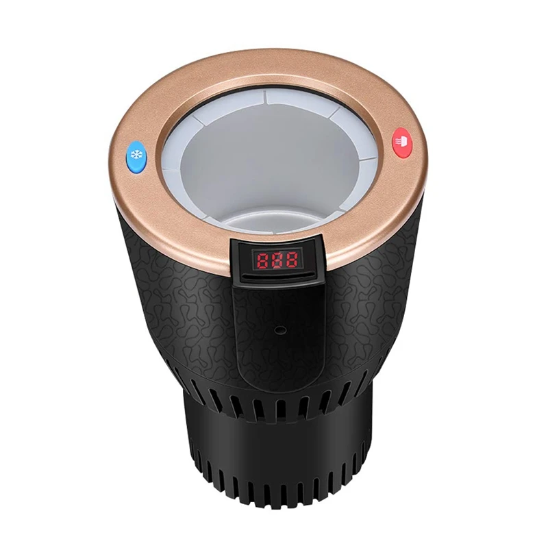 Портативный Умный держатель для чашек 12 В автомобильный охладитель