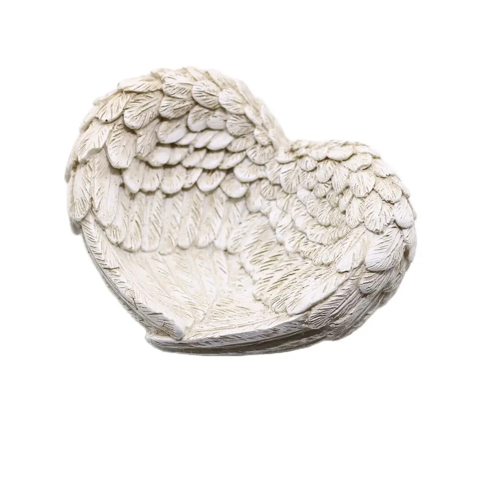 Angel Wings Silicone Mould Plaster Base Tools 3D Heart Shaped Feather Wing Soap Mold | Дом и сад