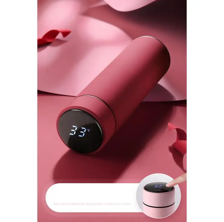 Термос из нержавеющей стали с дисплеем температуры 304 450 мл|Бутылки для воды| |