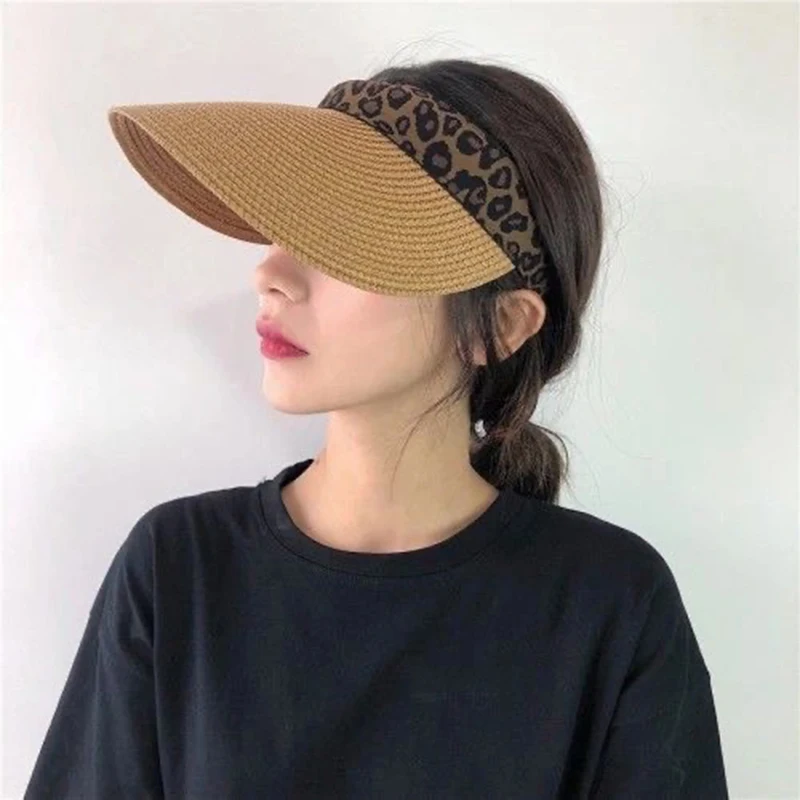

Summer Empty Straw Hat Duck Tongue Hat Female Beach Outdoor Sun Beach Leisure Cute Sunscreen Sun Hats for Women Wholesale