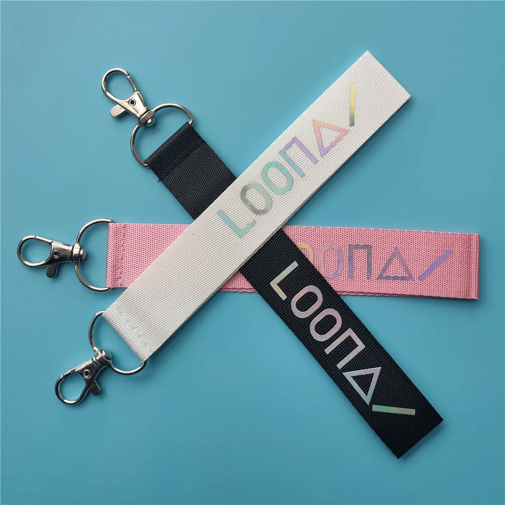 Брелок для ключей KPOP LOONA Hyun Jin Ha Одио ViVi Hee брелок мобильного телефона веревка