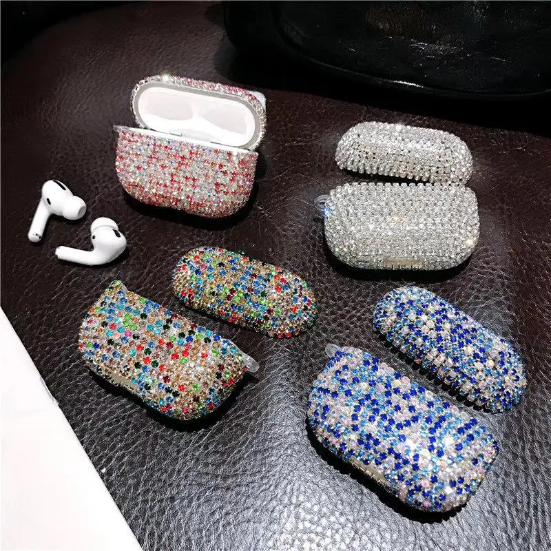 Чехол для наушников s AirPods 2 1 AirPod Pro3 чехол шикарный жесткий Роскошный Air pods