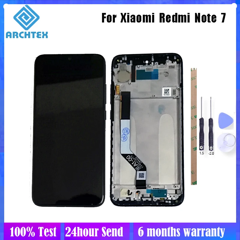 ЖК дисплей 6 3 дюйма для Xiaomi Redmi Note 7 Pro + сенсорный экран с рамкой дигитайзер в сборе