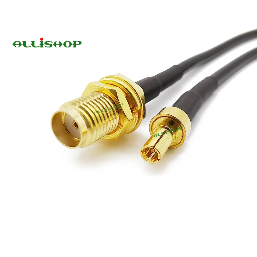 RF коаксиальный адаптер SMA мама К CRC9 Штекерный прямой штекер коннектор