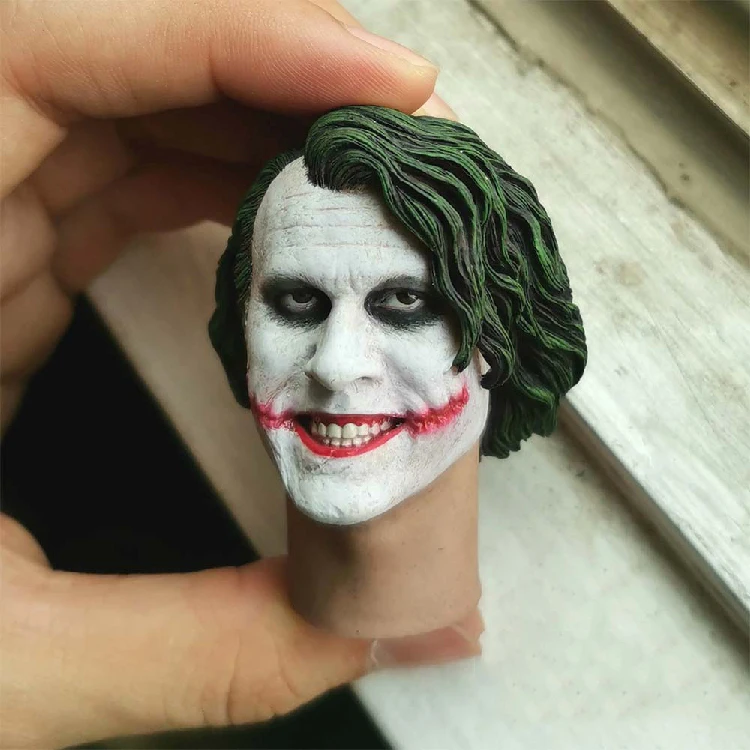 

1/6 Scale Make Up Joker Head Evil Eyes Smile Face Version For 12''Figures Bodies Toys Gifts Collections