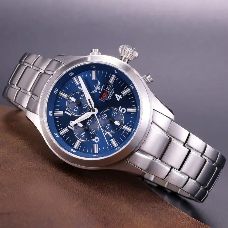 Мужские часы с Тритием мужские спортивные хронографом Yelang военные T100 светящиеся