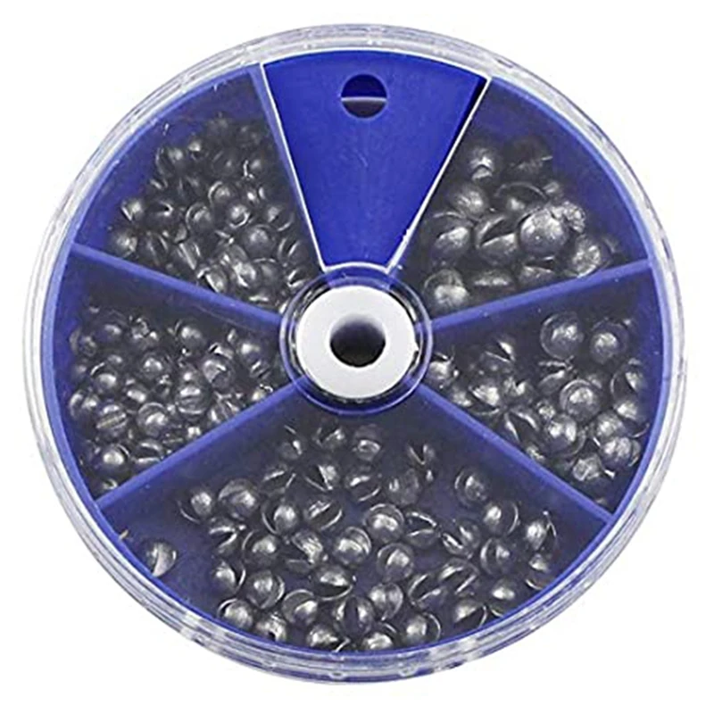 

Весовые грузила для рыбалки, вес 5 размеров, 205 шт., круглая грузила с разрезом, грузила