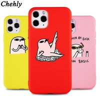 funny cartoon cell phone case for iphone 6s 7 8 11 12 mini plus pro x xs max xr se cases soft silicone fitted accessories cover