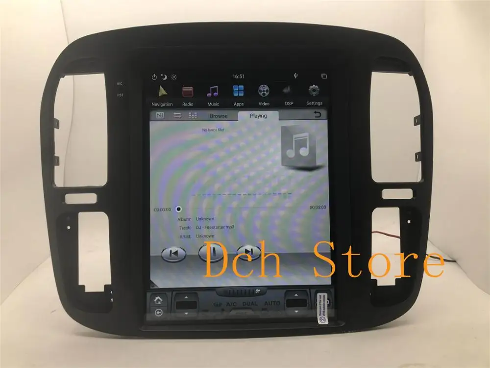 Автомобильный DVD плеер tesla style 12 1 дюйма Android 9 0 GPS навигация для TOYOTA LAND CRUISER lc100 2000 2001