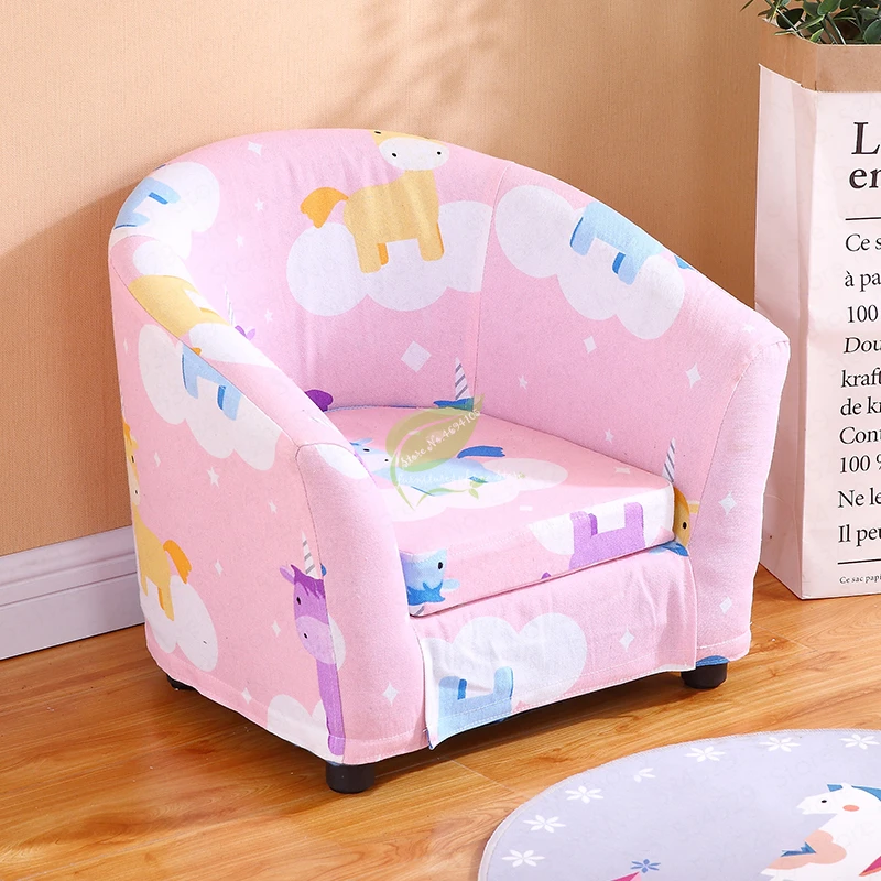 Детский диван с героями мультфильмов для девочек принцесса одиночное сиденье