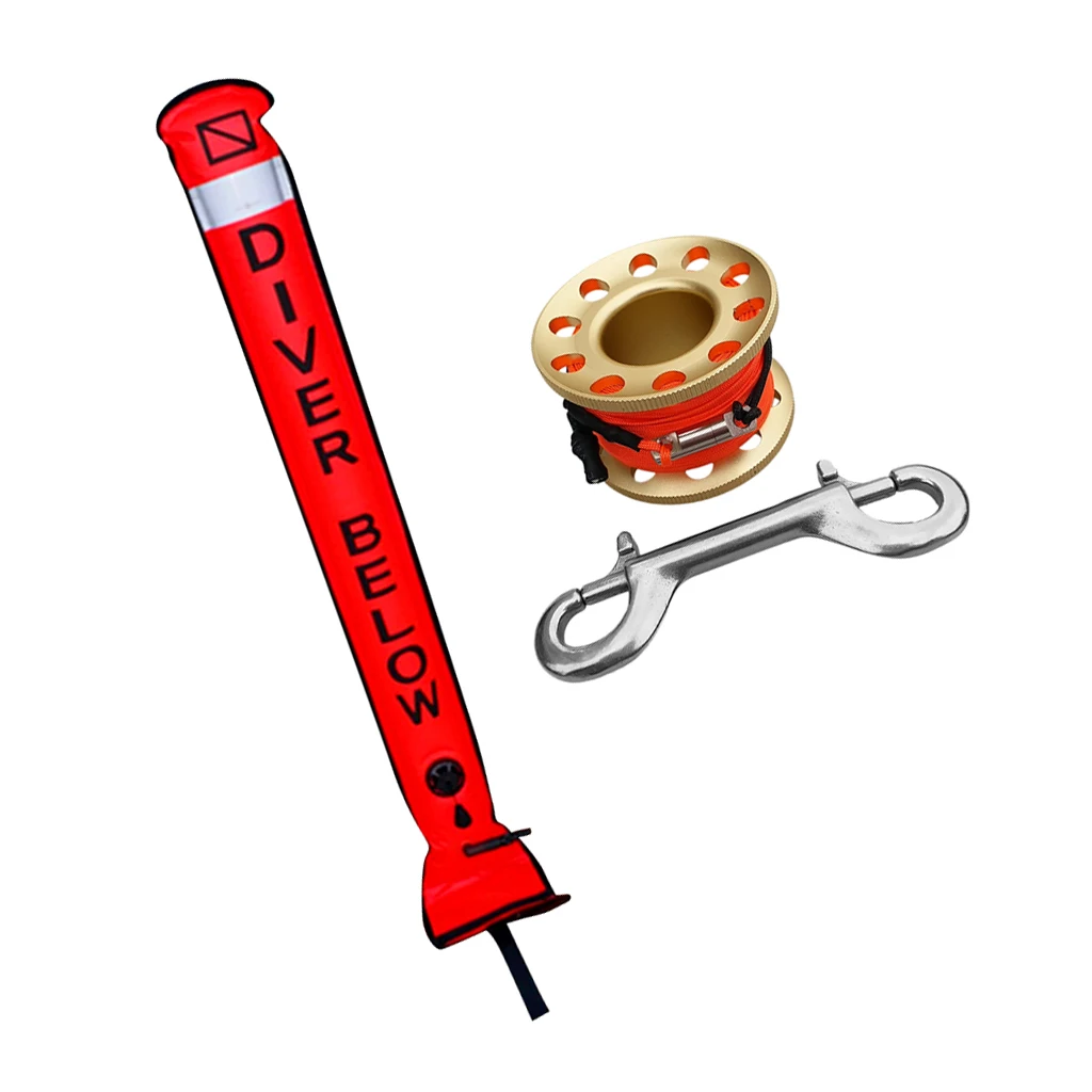 Сигнальная трубка SMB для погружения с катушкой подводного плавания различные