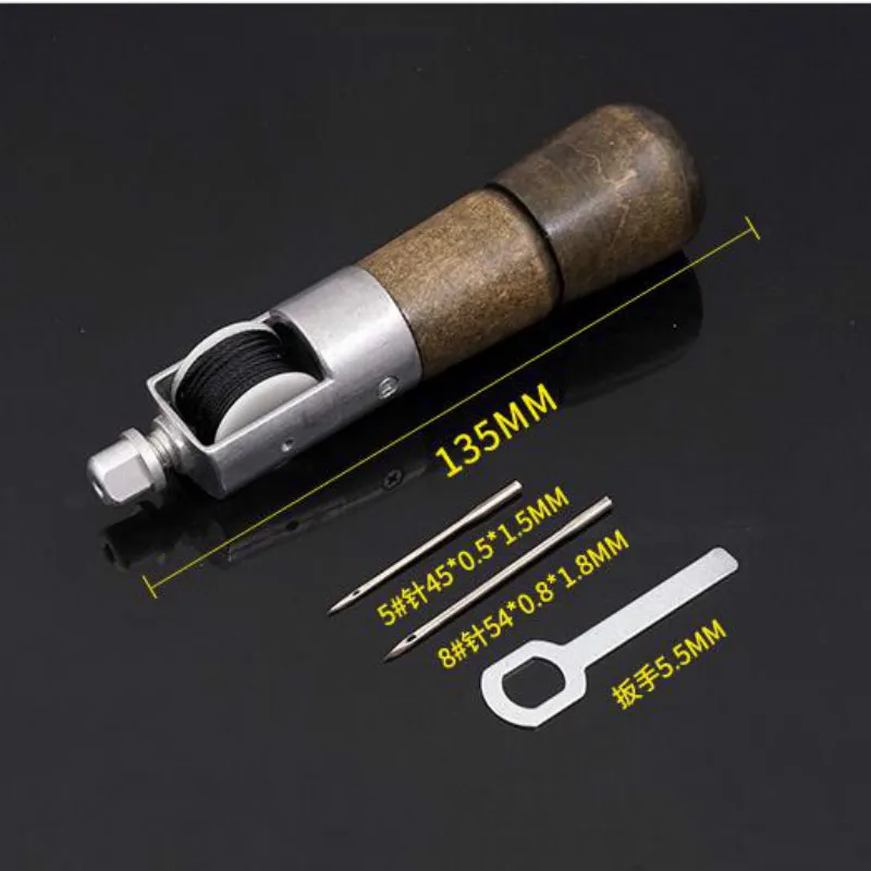 Leather Sewing Tool Hand Machine Waxed Thread for leather Craft Edge Stitching Belt Strips Shoemaker Tools WJ73 | Дом и сад