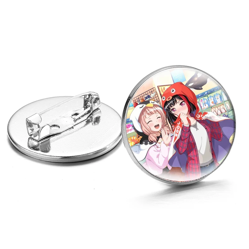 Милые аниме Bang Dream значки ицигая Ариса ханазоно Tae броши на рюкзак унисекс