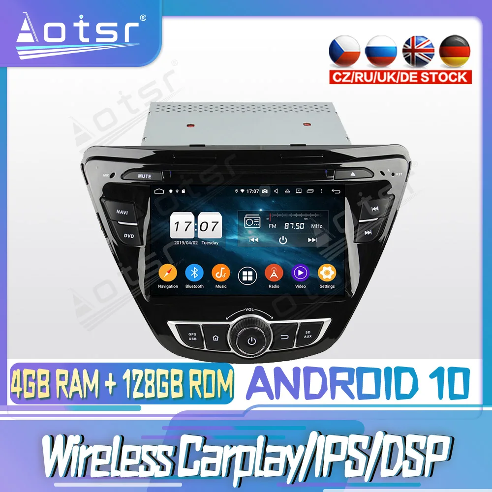 

Android 10 PX6 128G для Hyundai Elantra 2014-2015, DVD, GPS-навигация, автомобильное радио, стерео, видео, мультимедийный плеер, головное устройство 2din