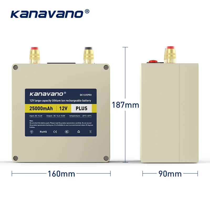 12V 25ah литиевая батарея LiFePO4 с зажимный винт в BMS Портативный супер Ёмкость Перезаряжаемые Батарея пакет