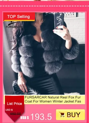 FURSARCAR новая зимняя темно-серая шуба из настоящей норки для женщин, шуба с воротником-стойкой, Женская Роскошная Шуба из норки