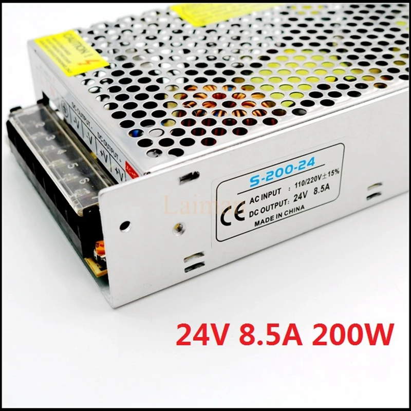 DC24V 1A 2A 3A 5A 8.5A 10A 15A 20A 30A переключатель Питание адаптер трансформатор AC110V-220V до 24V Драйвер для Светодиодные ленты светильник