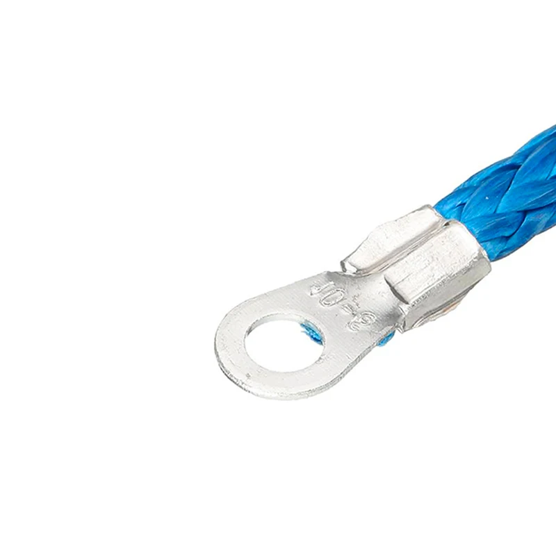 

5mm x15m 7700LBs Grey Nylon Rope Synthetic Winch Line Cable Rope With Sheath ATV UTV Blue And Grey Towing Ropes