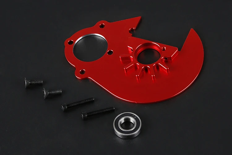 

Baja Aluminum Alloy Heavy Duty Spur Gear Plate with Bearing Holder Fits Rovan King Motor and HPI Baja Buggies and Truck