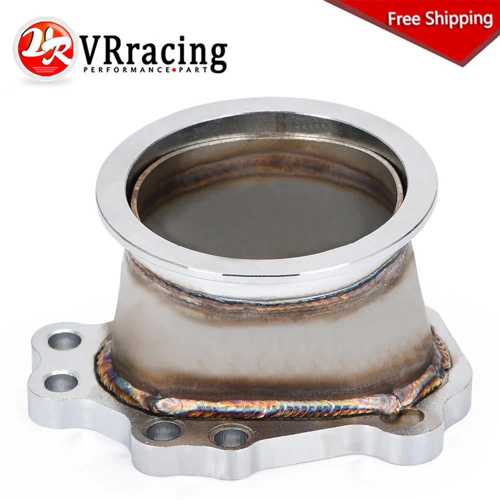 Turbo Adapter Flange T25 T28 GT25 GT28 8 Bolt to 3″ 76mm V Band Turbo Outlet Downpipe Flange Adapter Free Shipping