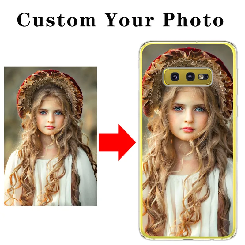 

custom design photo DIY For Samsung Galaxy S6 S7 Edge S8 S9 S10 Plus Lite Note 8 9 10 M10 M20 M30 Plus pro phone Case Cover etui