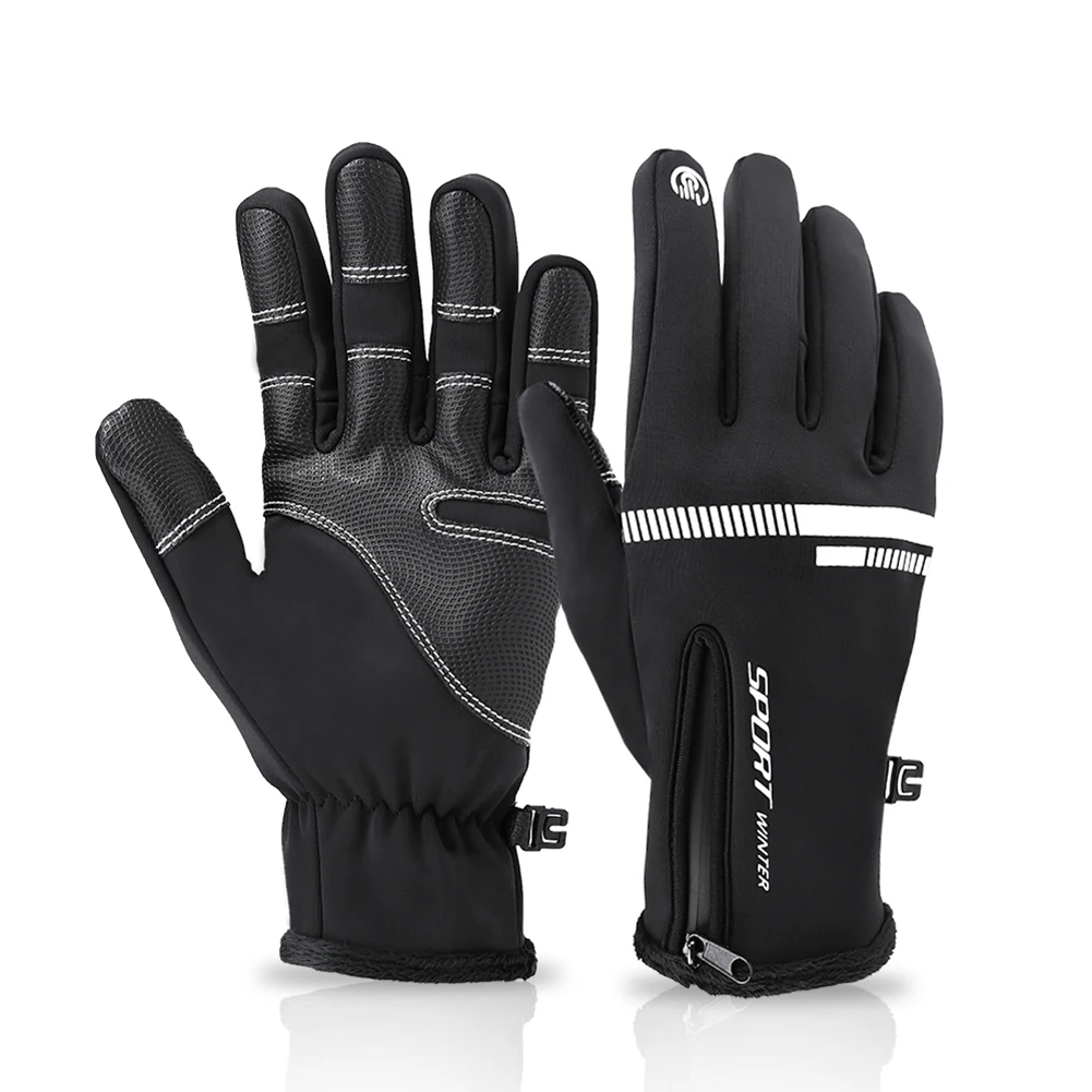 WoSporT Winter Windproof Warm Gloves Men Ski Snowboard Glove Motorcycle Riding Touch Screen Snow Windstopper |