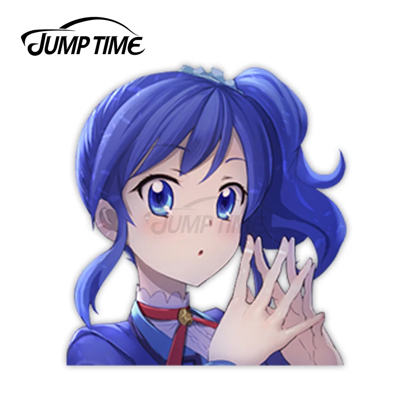 Время скачка Aikatsu! Kiriya Aoi 12,2 милые виниловые наклейки с изображением девушки из аниме виниловые наклейки на окно Waifu автомобильные наклейки