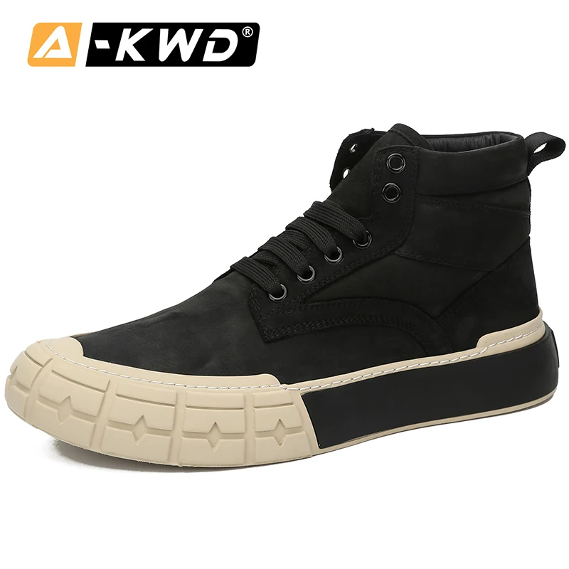 Новая мода Сезон осень Дышащая мужская обувь с высоким берцем Turnschuhe Herren