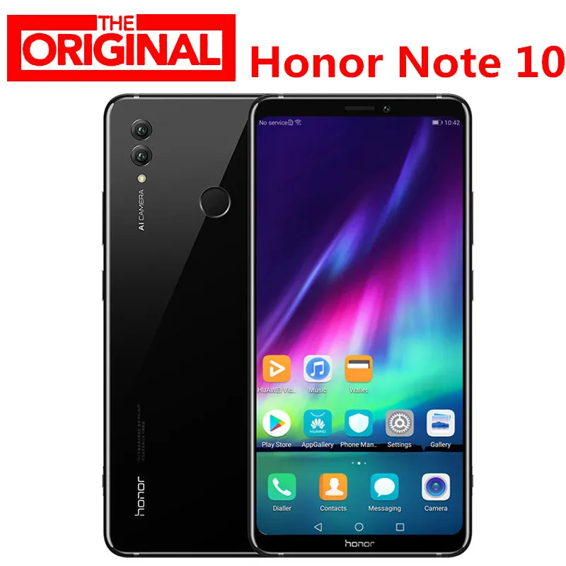 Honor Note 10 Мобильный телефон 970 Восьмиядерный 6," 2220X1080 6 ГБ ОЗУ 128 Гб ПЗУ 5000 МП NFC отпечаток пальца мАч