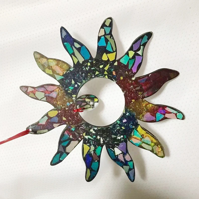 

Diamond Finish Window Panel Suncatcher Hanging Decoration Thanksgiving Gift for Mom Or Friends 10"X10" MDJ998