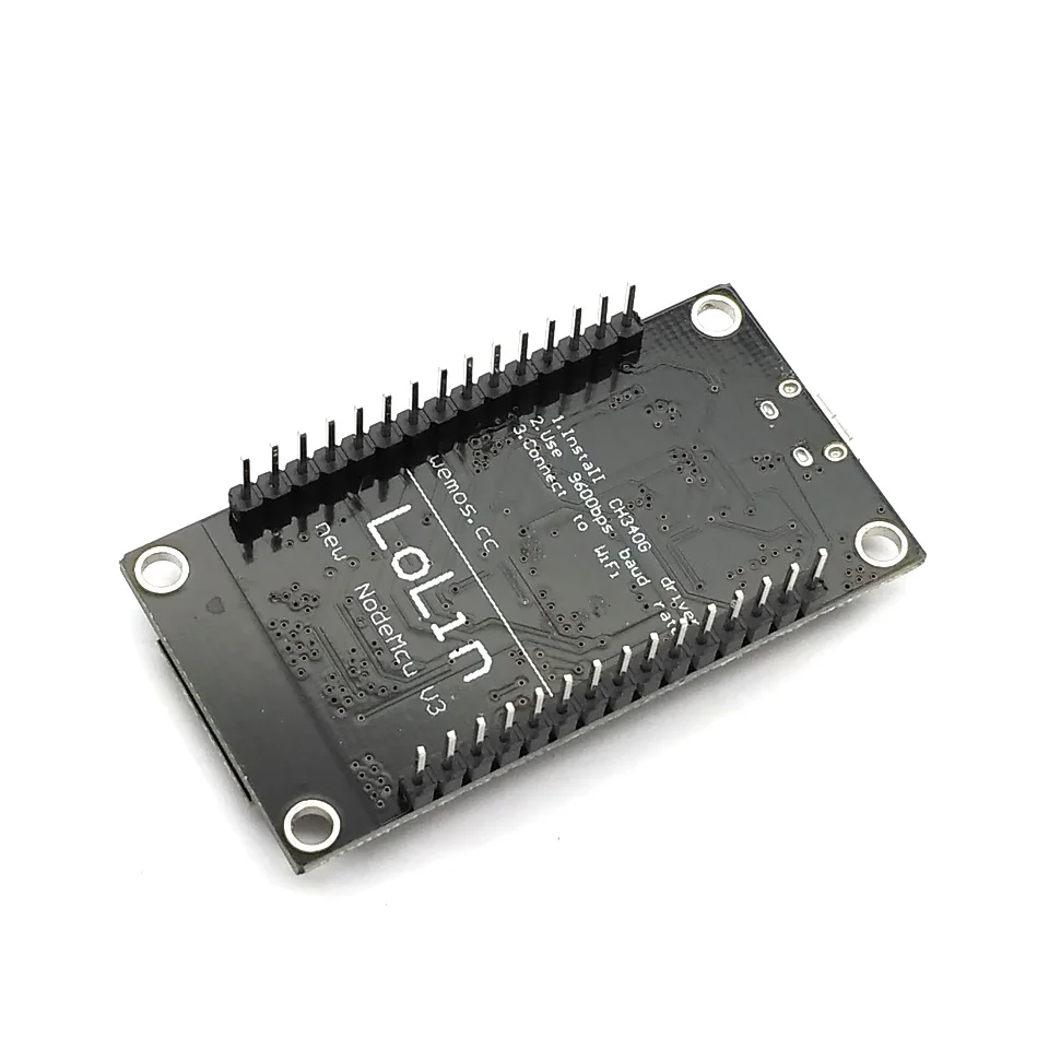 Wireless Module NodeMcu V3 Lua WIFI Internet Of Things Development Board ESP8266 With Pcb Antenna And Usb Port ESP-12E CH340 | Электроника