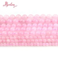 round rose jades beads ball smooth loose 681012mm stone beads for diy necklace bracelets earring jewelry making strand 15