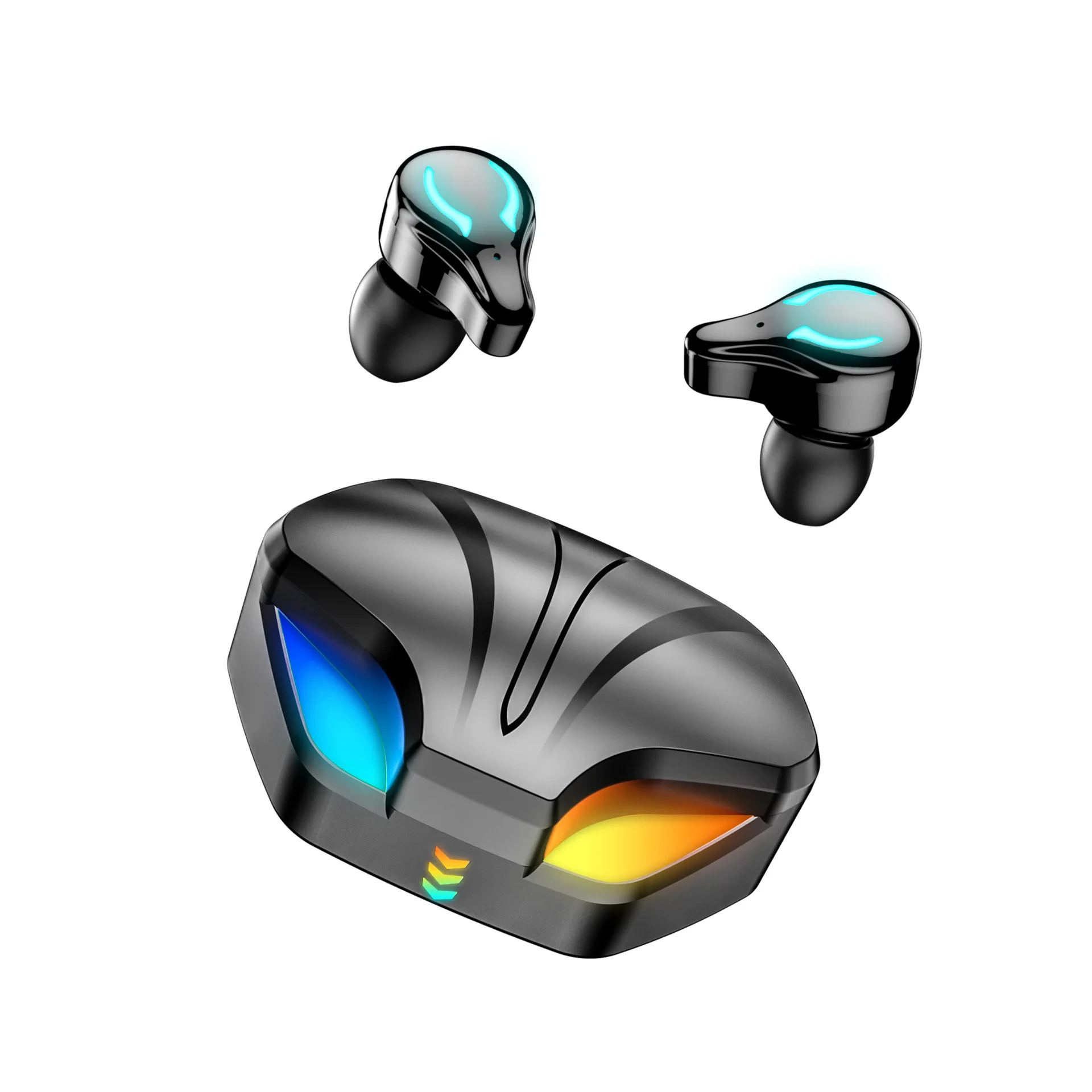Stereo Bluetooth Earphones Wireless Sports Earbuds 5.1 Charging Box IPX 7 Waterproof Gaming Music Mode Switch | Электроника