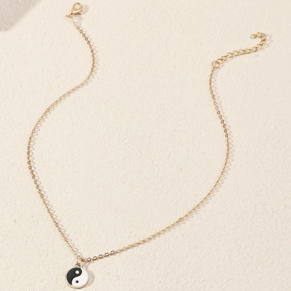 Модные металлические геометрические ожерелья Женская винтажная цепочка на шею