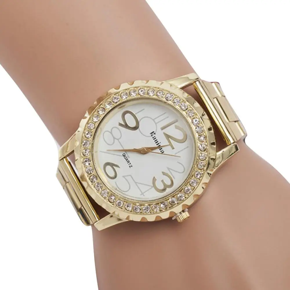 Мужские модные часы из нержавеющей стали с сетчатым ремешком кварцевые