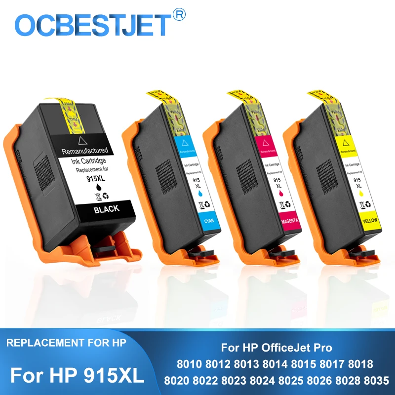 

[Сторонний бренд] для HP 915XL 915X 915 XL сменный чернильный картридж для HP OfficeJet Pro 8010 8012 8015 8017 8020 8025 8035
