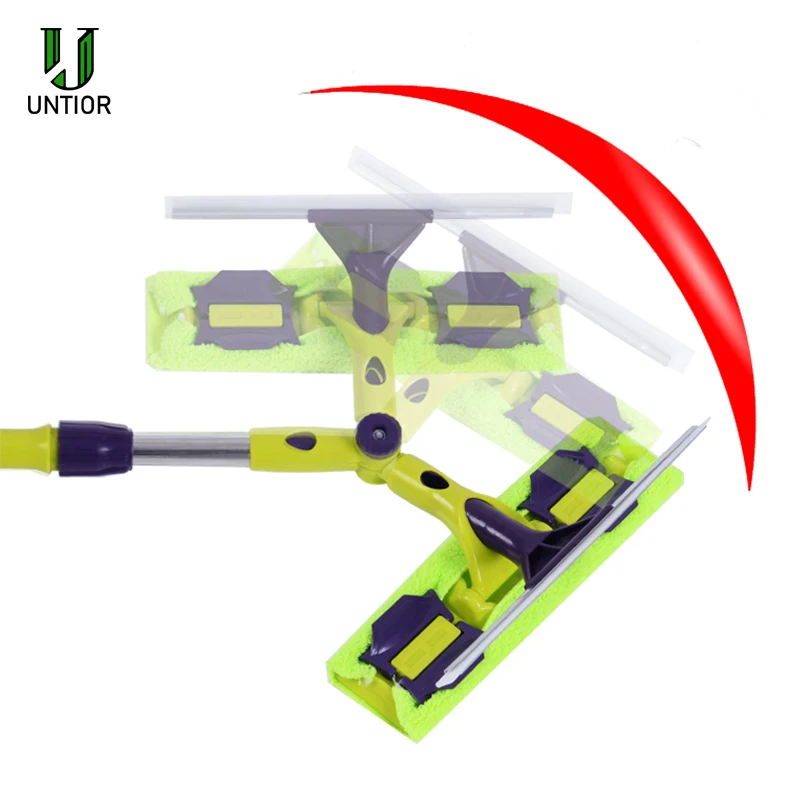 UNTIOR вращающийся инструмент для очистки стекла двусторонний телескопический