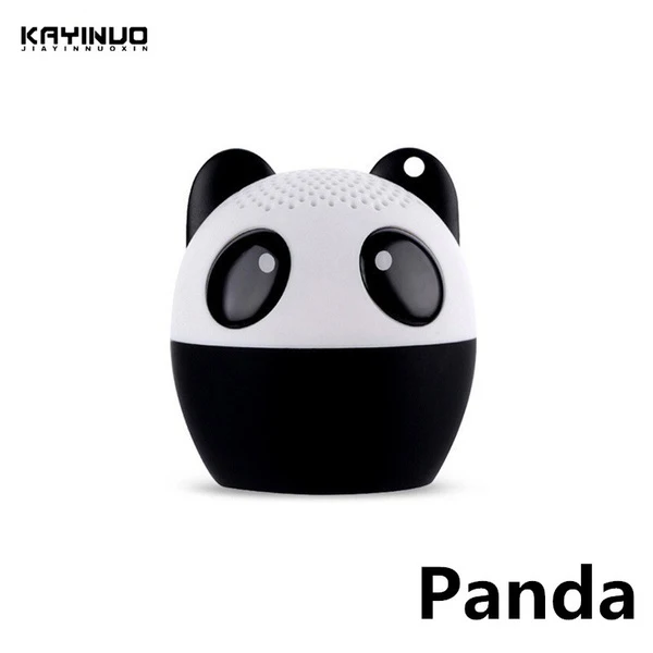 Panda Мини животное Bluetooth динамик Портативный мультфильм открытый музыкальный плеер Stero Lound Динамик s сабвуфер громкой связи беспроводной динамик s - Цвет: Panda