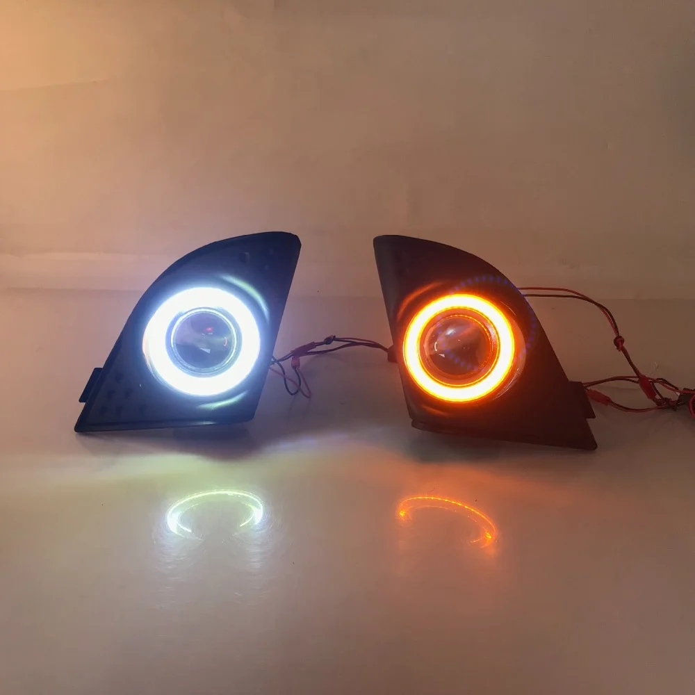 

Osmrk Противотуманные фары в сборе для Honda Accord 2008-2015 cob ангельские глазки светодиодные дневные ходовые огни s сигнал поворота