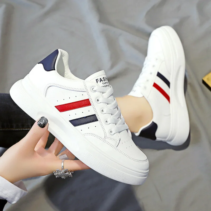 

Ladies Spring and Autumn High Quality Sports Shoes Soft Sole Casual Shoes Thick Sole Running Vulcanized Shoes Comfortable Walkin